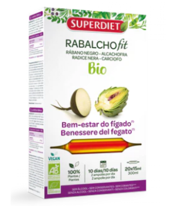 Rabalchofit Bio - 20 Ampolas - Super Diet